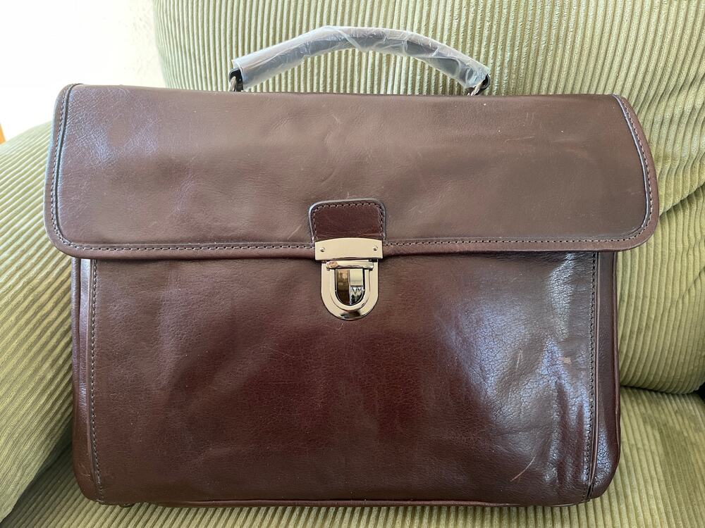 NEW Frye Stanton Top Handle Dark Brown Leather Bag NWT $598